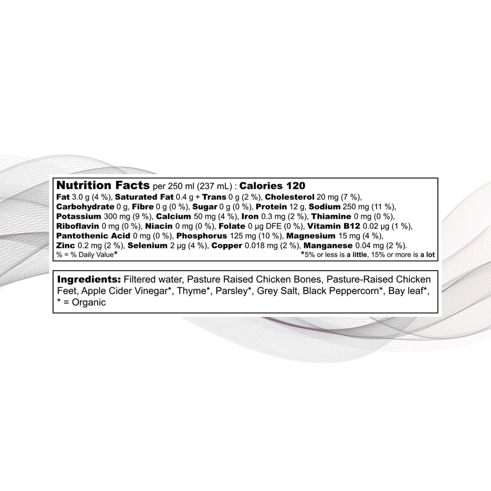 
                  
                    Premium Chicken Bone Broth
                  
                